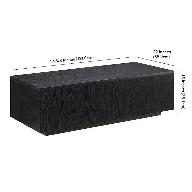 Table basse rectangulaire de 48 de largeur - 47.5 de largeur