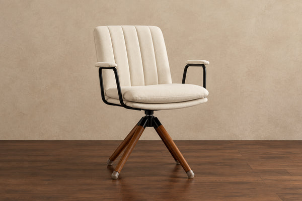 Set of 2 Mid-century Swivel Home Office Chair