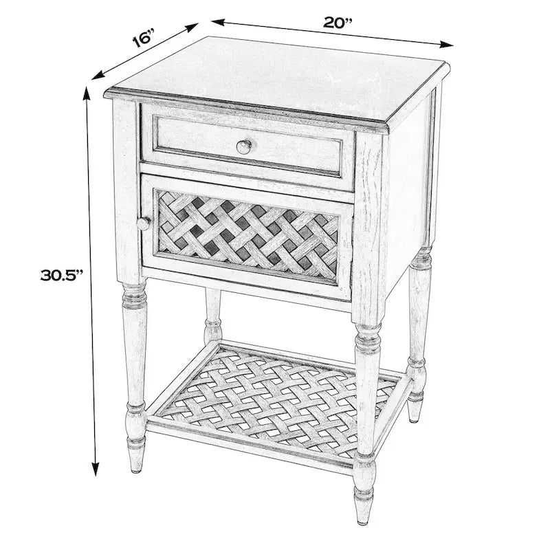 Rustic End Table